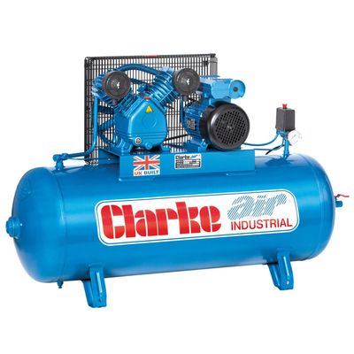 Clarke Clarke XEV16/150 (O/L) 14cfm 150 Litre 3HP Industrial Air Compressor (230V)