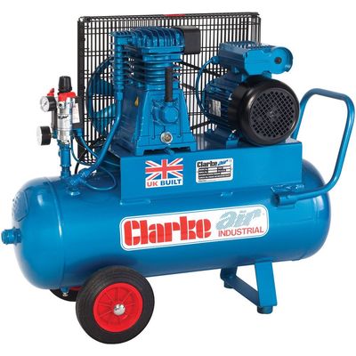 Clarke Clarke XEP15/50 (O/L) 14cfm 50 Litre 3HP Portable Industrial Air Compressor (110V)