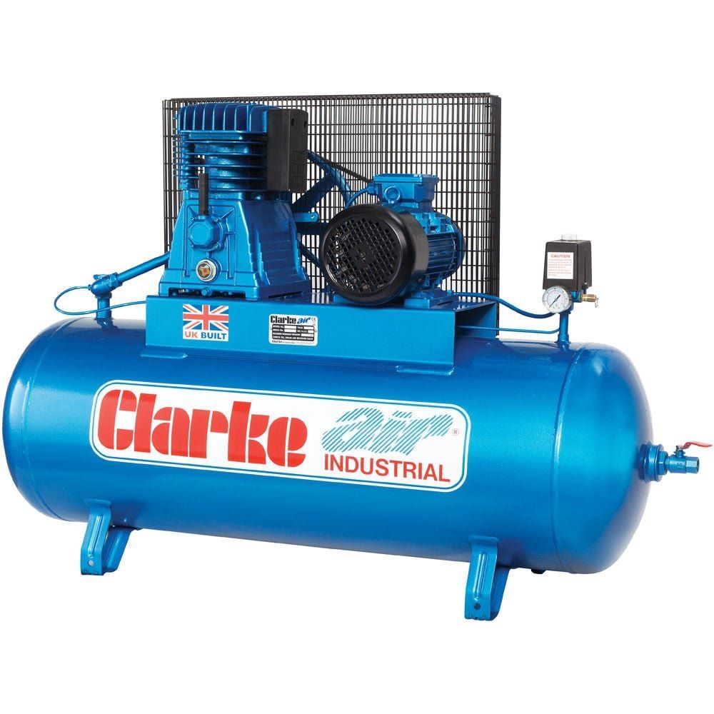 Clarke Clarke XE25/200 (WIS) 23cfm 200 Litre 5.5HP Industrial Air Compressor (400V) - Image 1