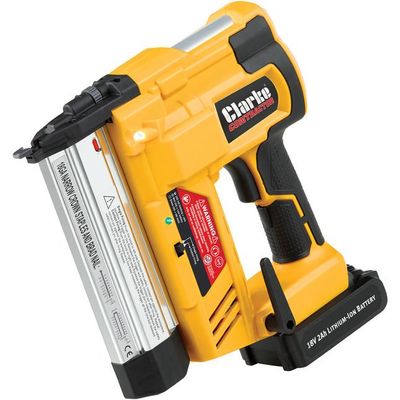 Clarke 6487058 Consn18Lic 18V Li-Ion Stapler/Nailer (1 X 2.0Ah Battery) - Thumbnail 2
