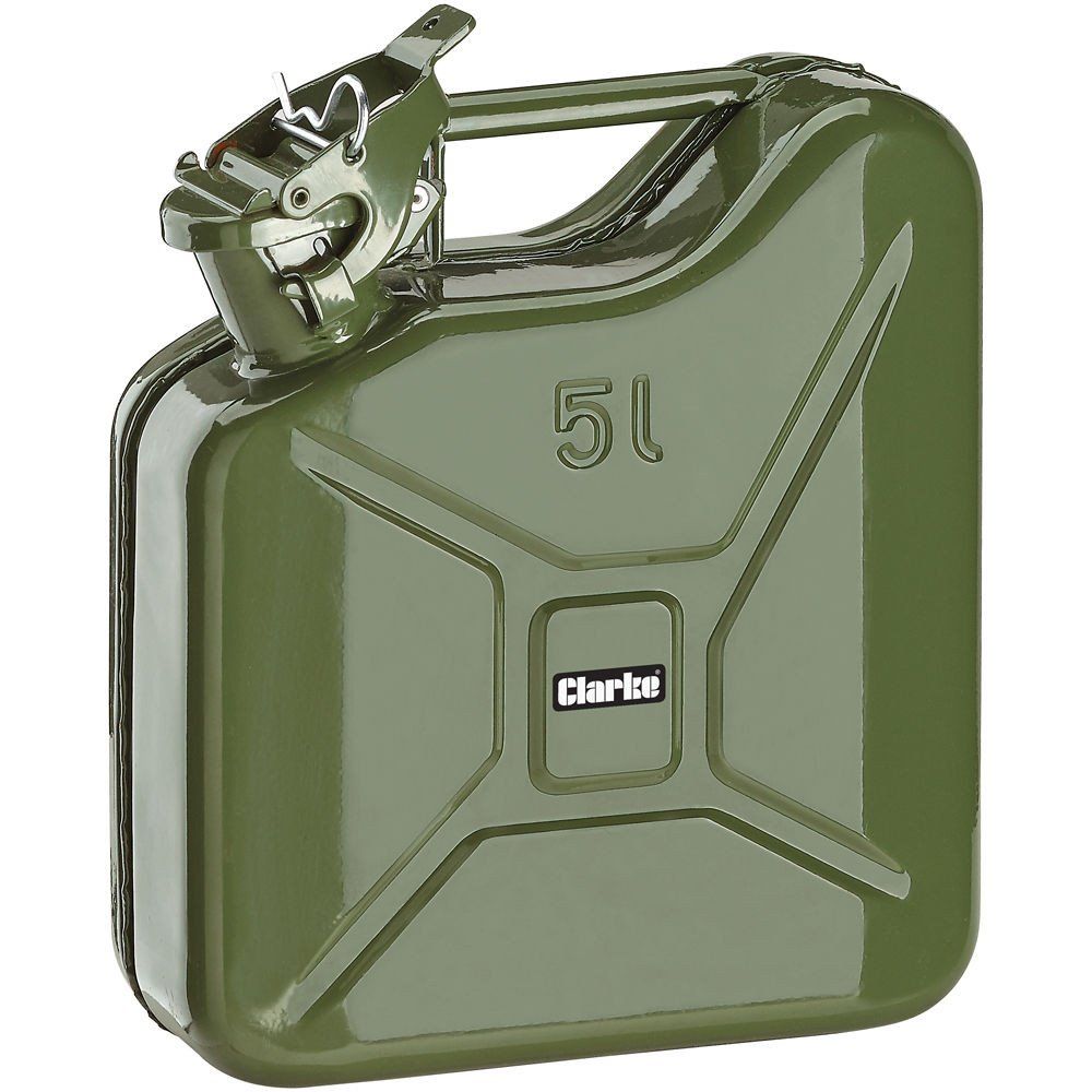 Clarke Clarke JC5LG 5 Litre Fuel Can (Green) - Image 1