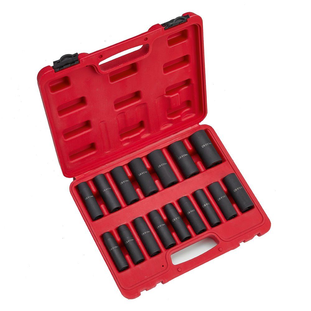 Clarke Clarke CIS12/17B 16 Piece Deep Impact Socket Set - Image 1