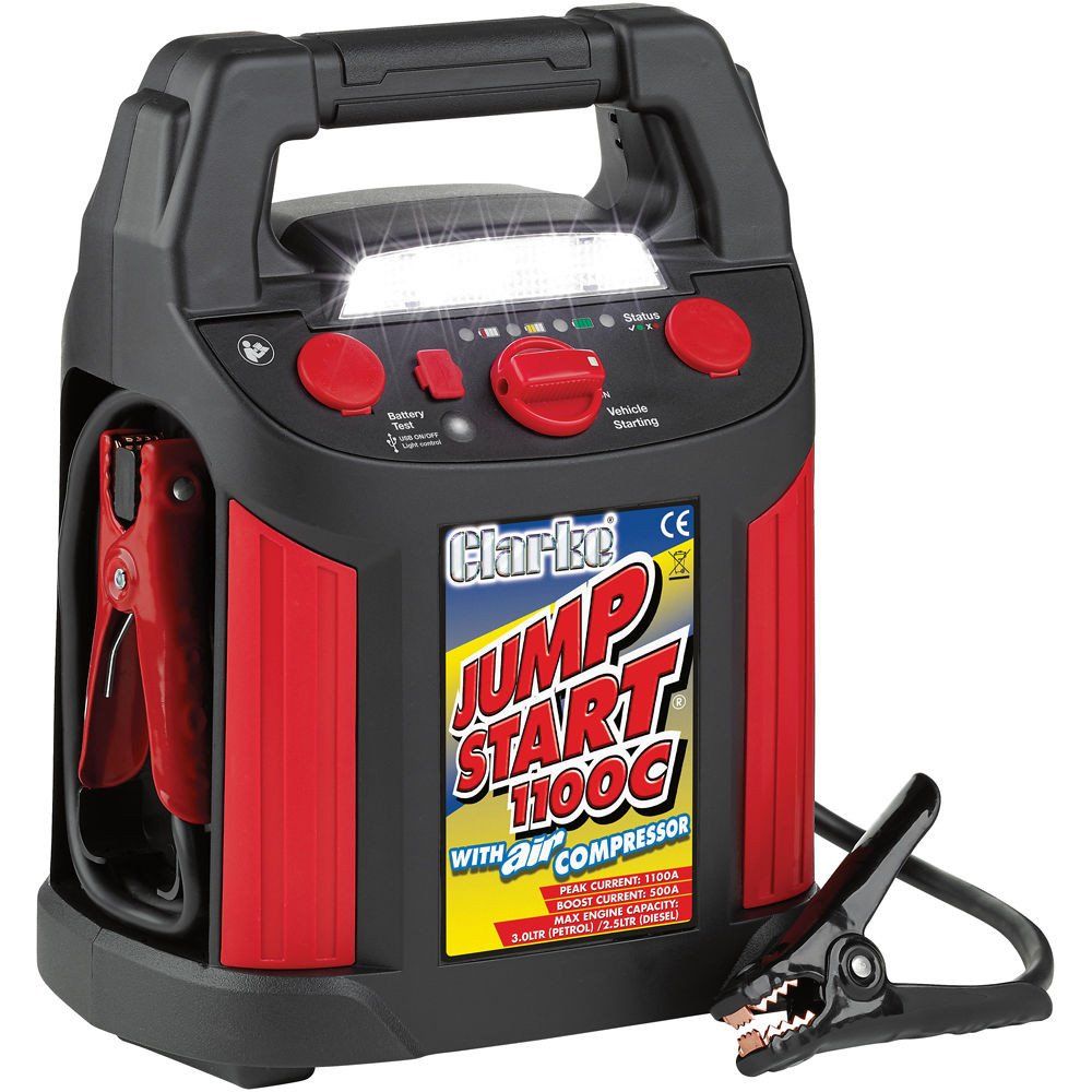 Clarke Clarke JS1100C 1100A Jumpstart with Compressor - Image 1