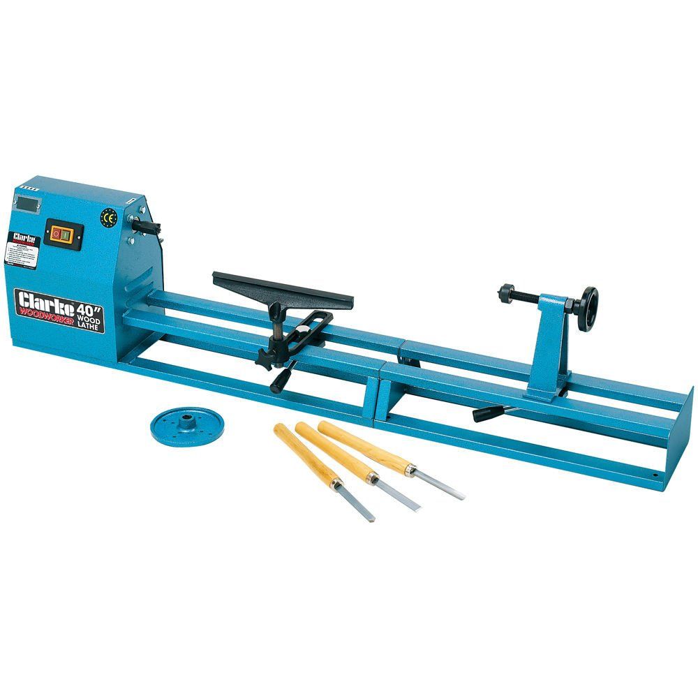 Clarke 6500687 Cwl1000B 40in Wood Turning Lathe - Image 1