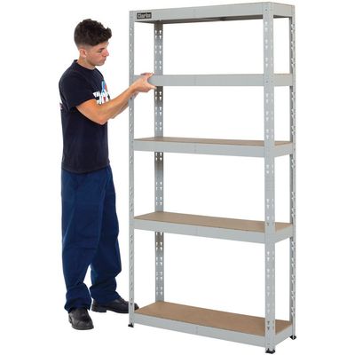 Clarke Clarke CSM5265/30LG Heavy Duty Boltless Shelving (Light Grey)