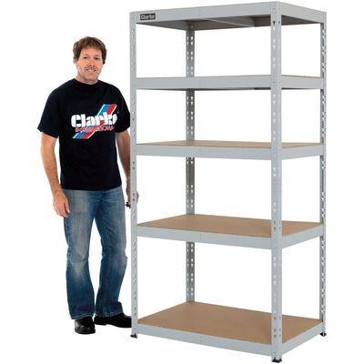 Clarke Clarke CSM5265/60LG 265kg Boltless Shelving (Light Grey)