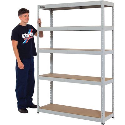 Clarke Clarke CSM5265/40LG 265kg Boltless Shelving (Light Grey)