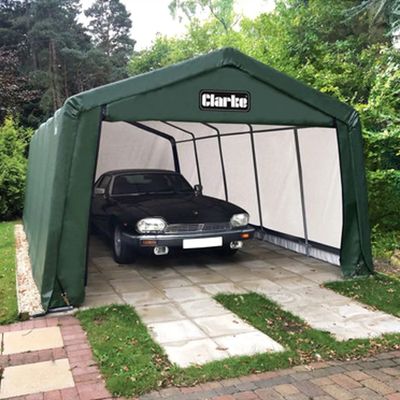 Clarke 3503572 Cig81020 Heavy Duty Instant Garage / Workshop - Green (6.1 X 3.0 X 2.4M)