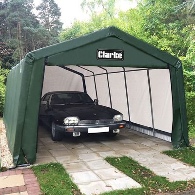 Clarke CIG81224 Garage / Workshop - Green (7.3 x 3.7 x 2.5m)