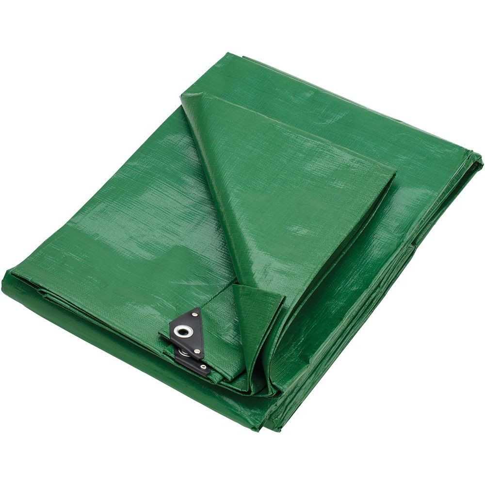 Clarke Clarke HDGR6/8 Heavy Duty Green Polyethylene Tarpaulin (6x8ft / 1.8x2.4m) - Image 1