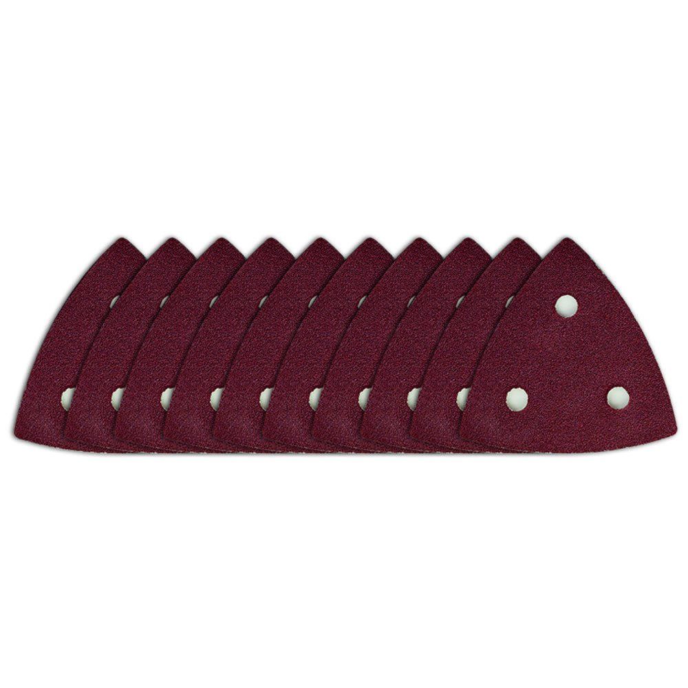 Clarke Clarke 79mm Delta Sanding Sheets for CMFT220 120 Grit (10 pack) - Image 1