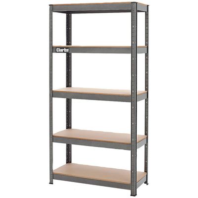 Clarke Clarke CSM5150B 150kg Boltless Shelving (Dark Grey)