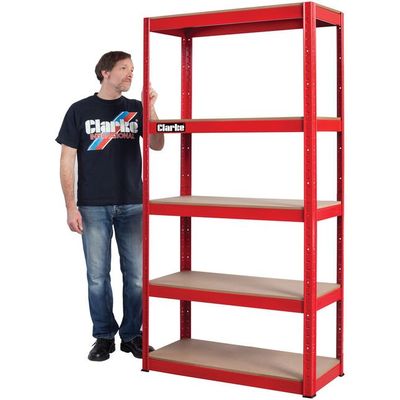 Clarke 6600808 Csm5350Rp 350 Boltless Shelving (Red)