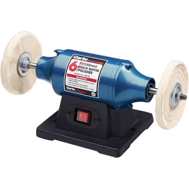Clarke 6500485 Cbb150 250W 6ftft Bench Buffer/ Polisher (230V) - Image 1