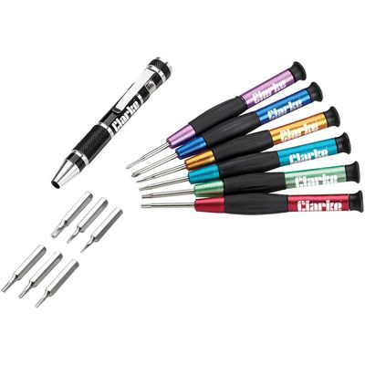 Clarke Clarke CHT881 13 Piece Precision Screwdriver & Bit Set