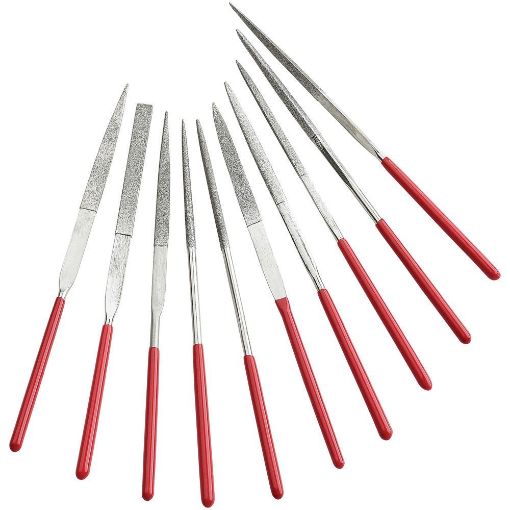 Clarke Clarke CHT886 10 Piece Diamond Needle File Set - Image 1