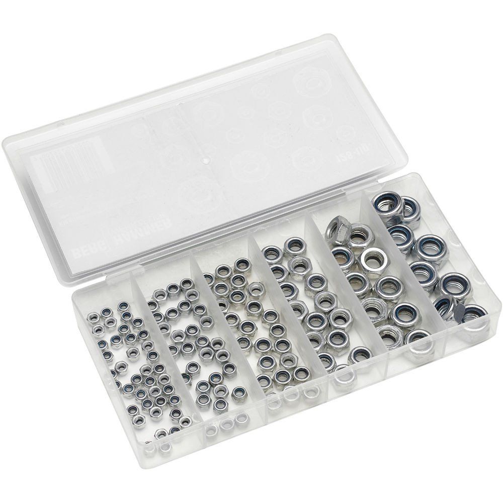 Clarke Clarke CHT890 128 Piece Assorted Nylon Lock Nuts - Image 1