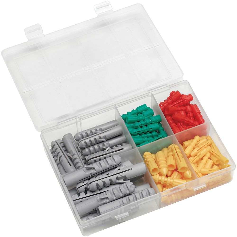 Clarke Clarke CHT891 112 Piece Assorted Wall Plugs - Image 1