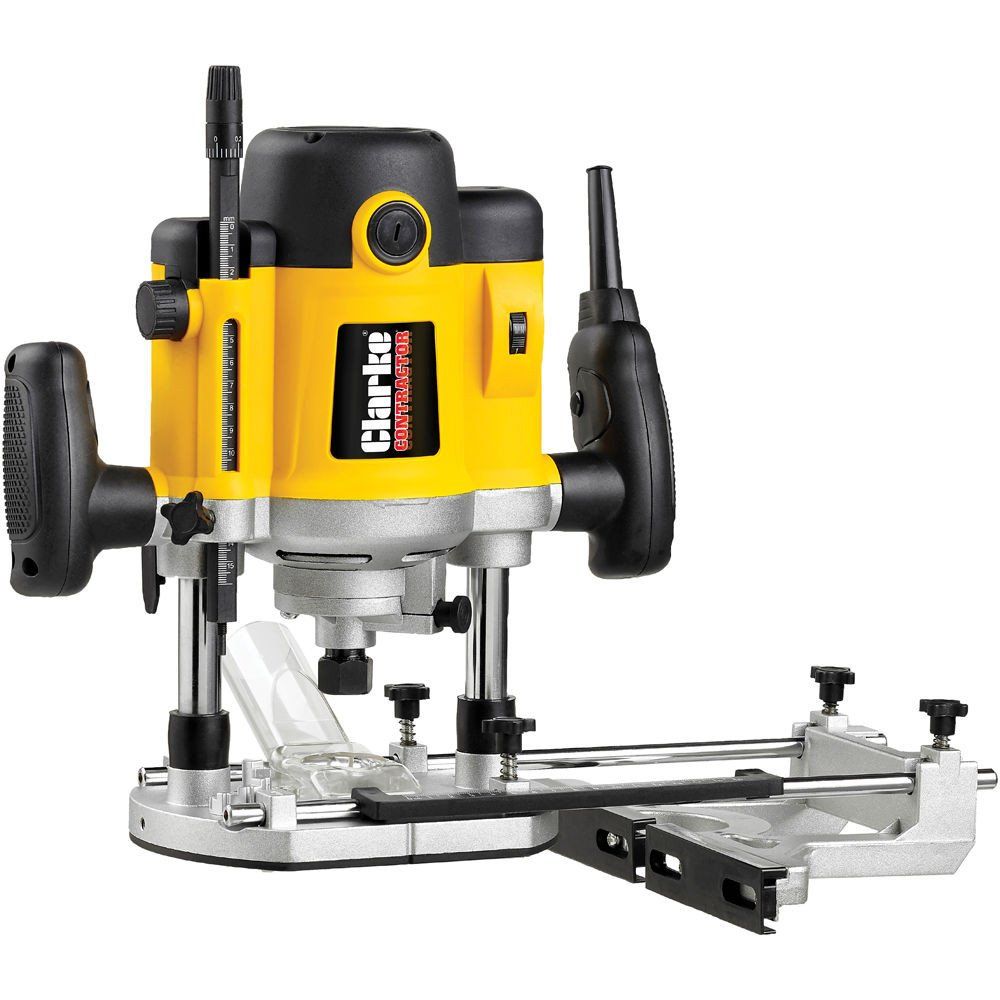 Clarke Clarke Contractor CR4 1/4”, 3/8” & 1/2” Router (230V) - Image 1