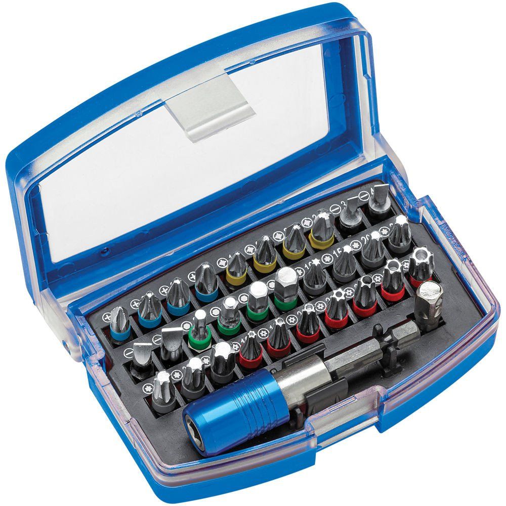 Clarke Clarke CHT918 32 Piece Colour Coded Screwdriver Bit Set - Image 1