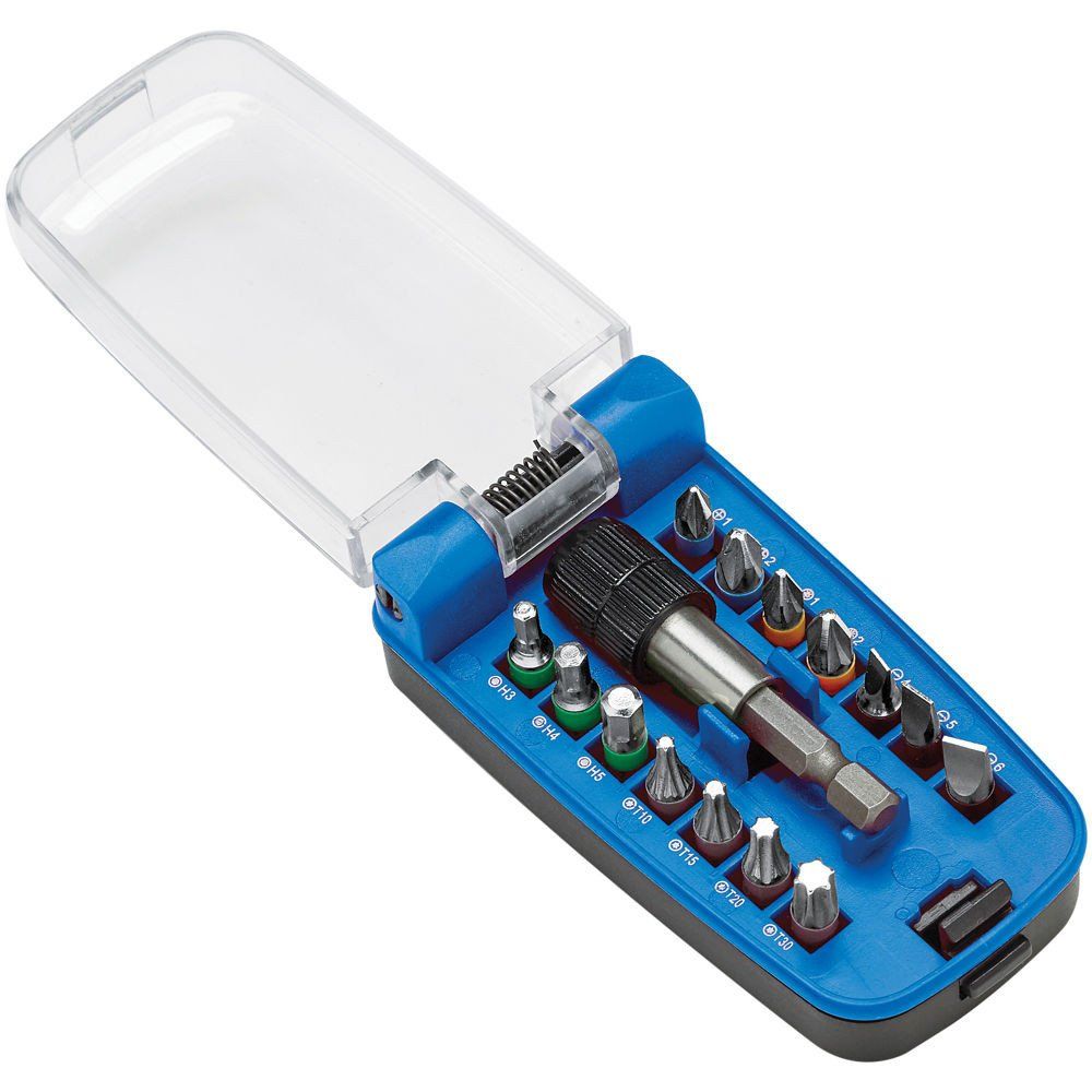 Clarke Clarke CHT919 15 Piece Colour Coded Screwdriver Bit Set - Image 1