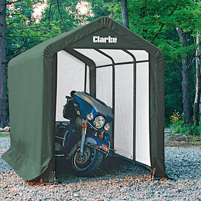 Clarke Clarke CIS8612 Motorcycle Shelter/Shed (3.65 x 1.8 x 2.43m)