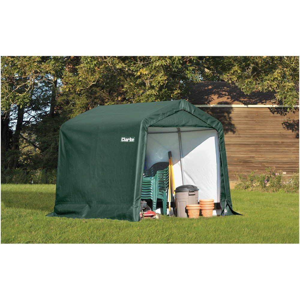 Clarke Clarke CIS788 Motorcycle Shelter/Shed (2.4 x 2.4 x 2.1m) - Image 1