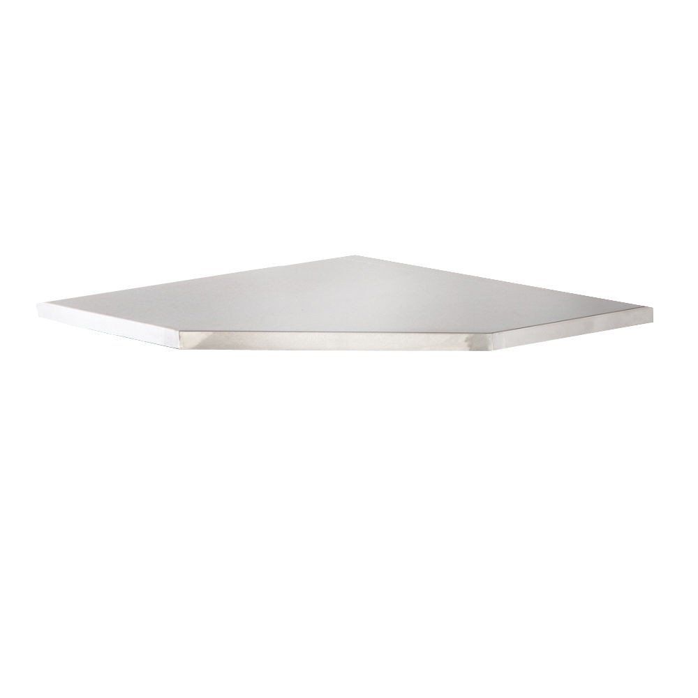 Clarke Clarke GMS23SS Modular Stainless Steel Corner Worktop - Image 1