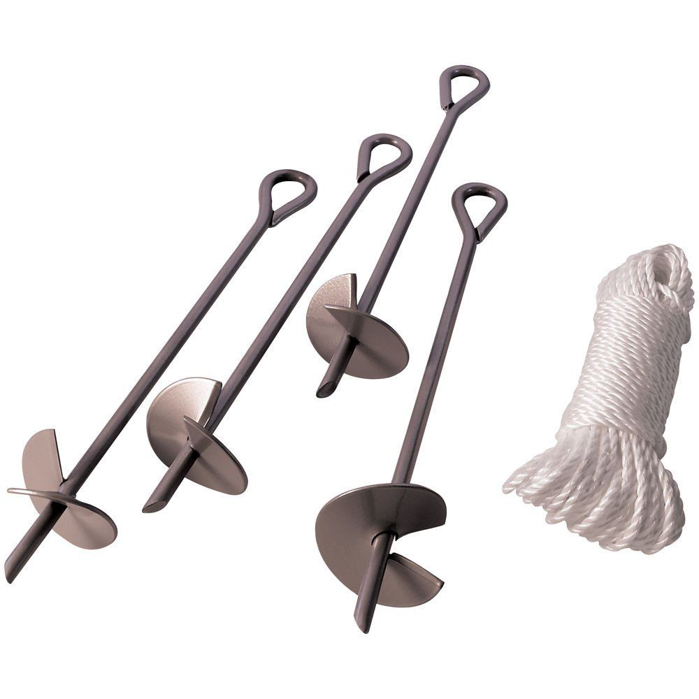 Clarke Clarke 4 piece 15”Steel Auger Set with 12m Rope - Image 1