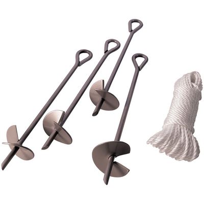 Clarke Clarke 4 piece 15”Steel Auger Set with 12m Rope