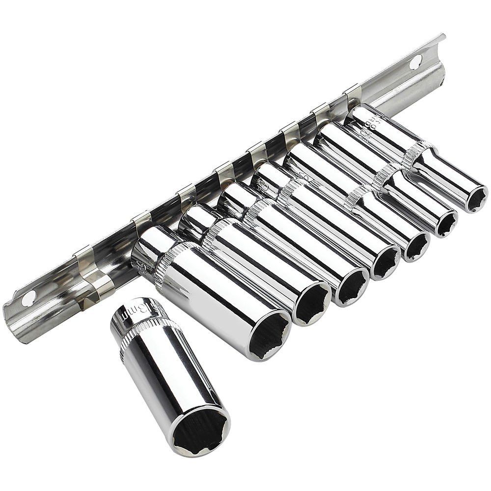 Clarke Clarke PRO411 8 Piece 1/4" Drive Anti Slip Metric Socket Set - Image 1