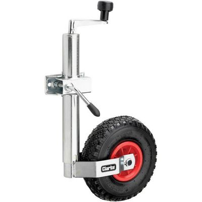 Clarke CJW48C 48mm Pneumatic Jockey Wheel with Clamp