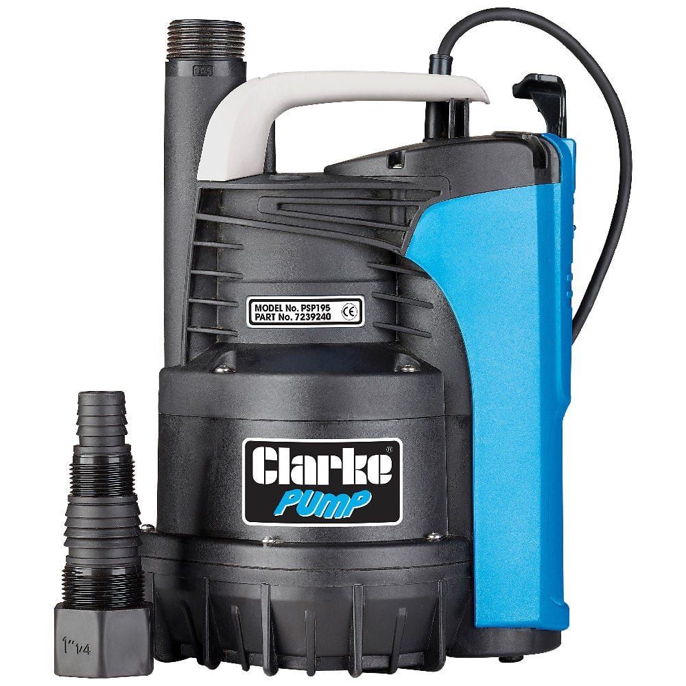 Clarke Clarke PSP195 1¼" 600W 195Lpm 9m Head Puddle Pump with Float Switch (230V) - Image 1