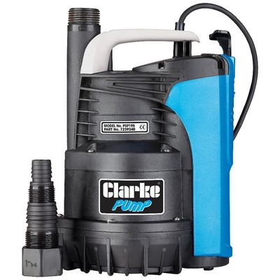 Clarke Clarke PSP195 1¼" 600W 195Lpm 9m Head Puddle Pump with Float Switch (230V)