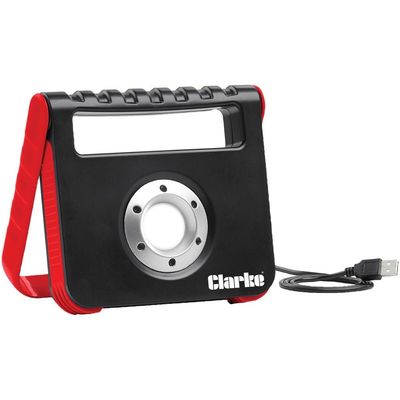 Clarke Clarke COB15CR 15W Rechargeable LED Work Light/Powerbank