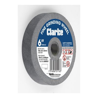 Clarke Clarke 6” (150mm) Fine Grinding Wheel for CHDBG500