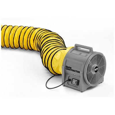 Clarke Clarke 12” Flexible PVC Duct for Contractor CON305 and CON350 Ventilation Fans - Yellow