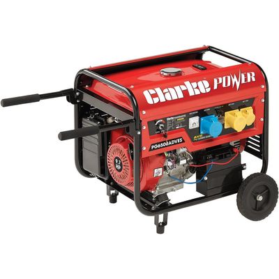 Clarke Clarke PG6500ADVES 5.5kVA Dual Voltage (230V/110V) Petrol Generator