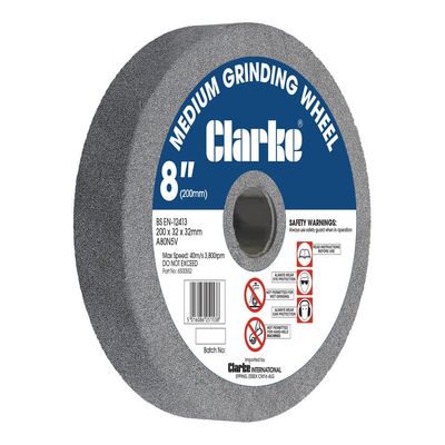 Clarke Clarke 8” (200mm) Medium Grinding Wheel for CHDBG900