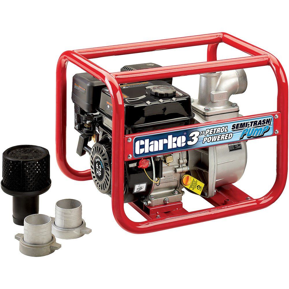 Clarke Clarke PS75A Petrol Powered 3" Semi-Trash Water Pump - Image 1