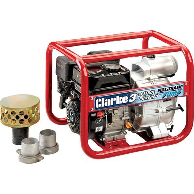 Clarke Clarke PF75A Petrol Powered 3" Full-Trash Water Pump