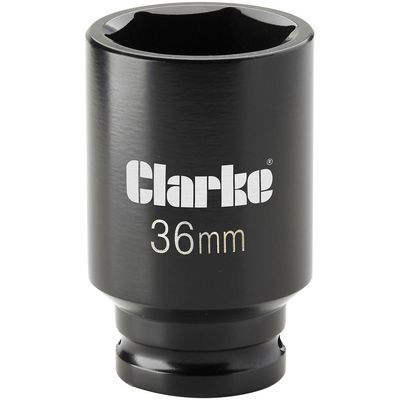 Clarke Clarke CIS36 36mm Deep Impact Socket - 1/2" Square Drive