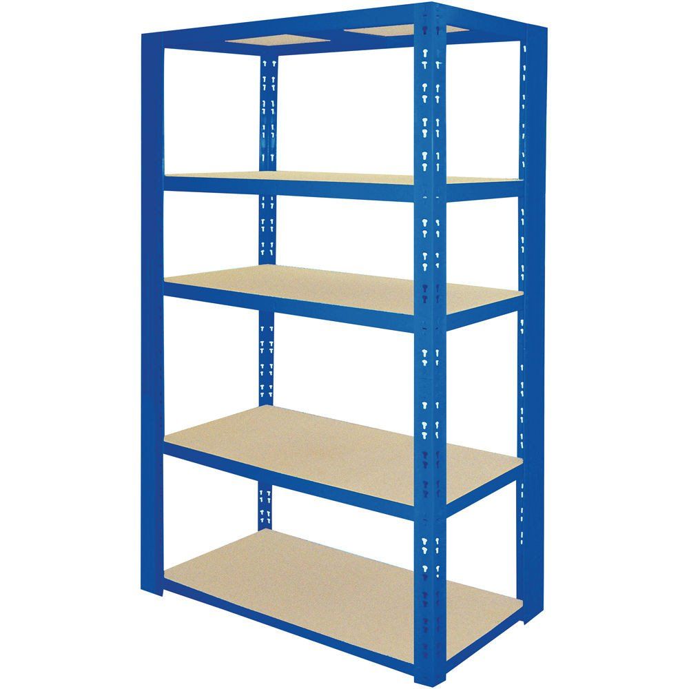 Clarke Clarke CSM5265/40BL Heavy Duty Boltless Shelving (Blue) - Image 1