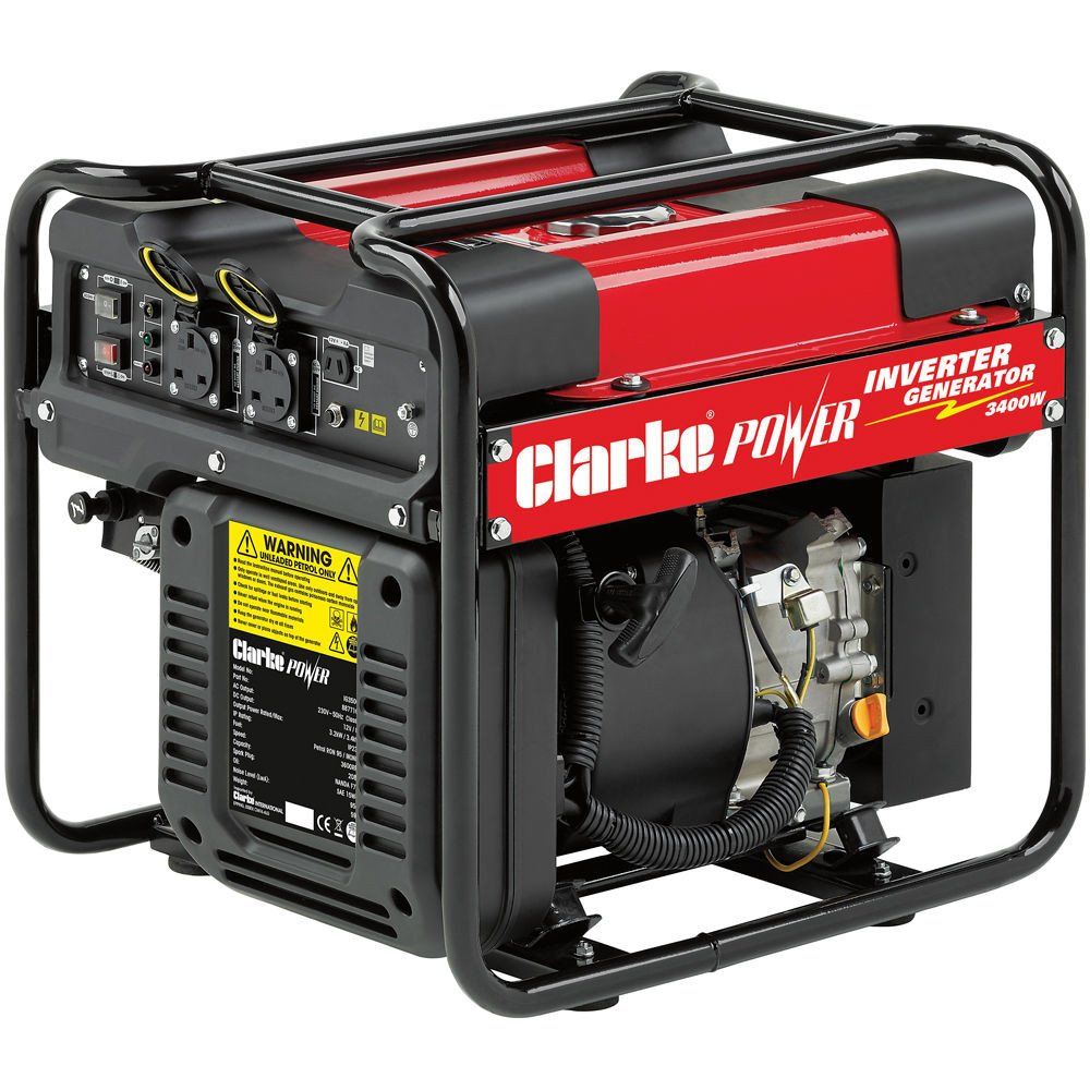 Clarke Clarke IG3500AF 3.4kW Petrol Inverter Generator - Image 1