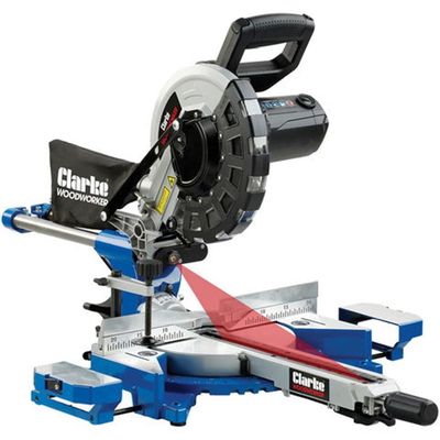 Clarke Clarke CMS10S2B 255mm Sliding Compound Mitre Saw (230V) with Laser