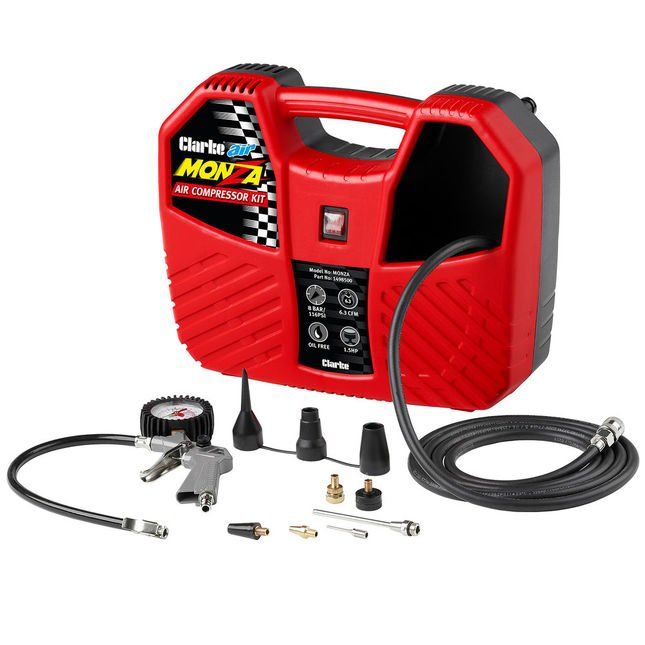 Clarke 1498500 Monza Kit Of Compressor 1.5Hp 8Bar - Image 1
