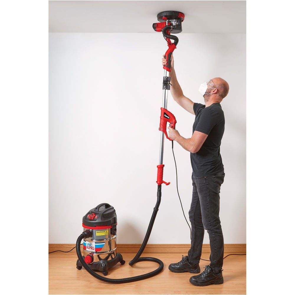 Clarke Clarke DWS225LR 225mm Foldable Long Reach Drywall Sander (230V) with Accessories - Image 1