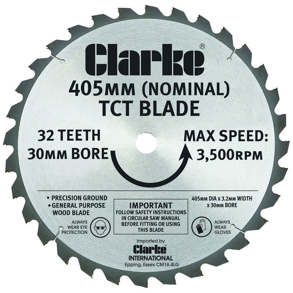 Clarke Clarke 405mm TCT Circular Saw Blade for CLS405 - Image 1