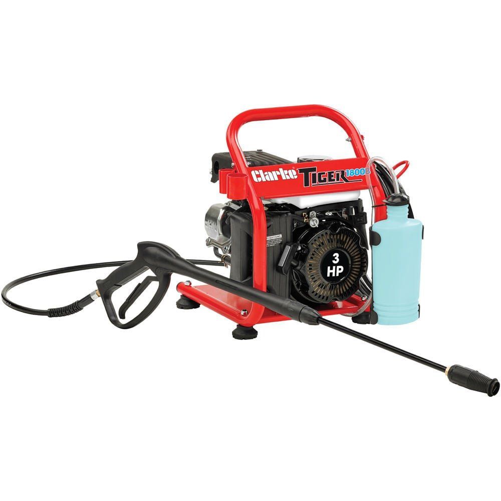 Clarke Clarke Tiger 1800B 3HP Petrol Pressure Washer 110 bar (1595psi) - Image 1