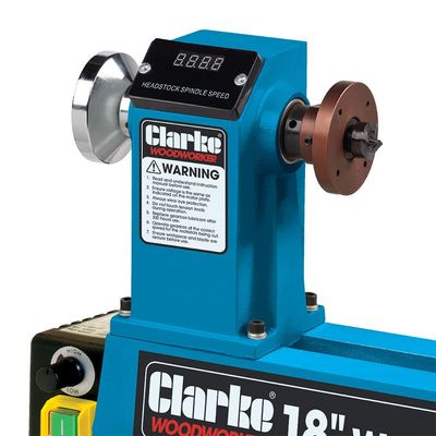 Clarke Clarke CWL460 18" (460mm) Variable Speed Wood Turning Lathe (550W)